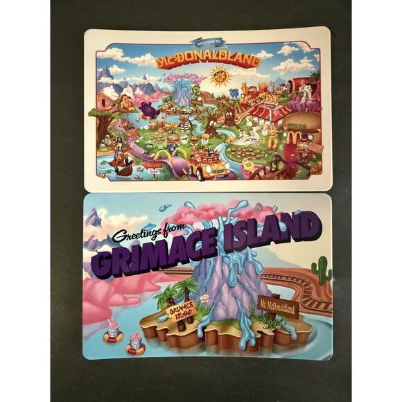 NEW 2025 McDonald's The McDonaldLand Adult Happy Meal Grimace - Picture 4 of 7